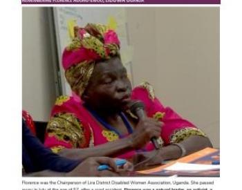 Florence Adong-Ewoo, Chair person of LIDDWA Uganda