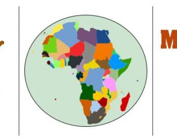 Logo de DIWA avec logo de MIW et carte de l'Afrique